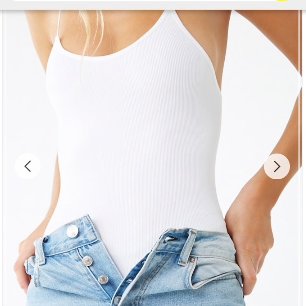White Seamless Bodysuit